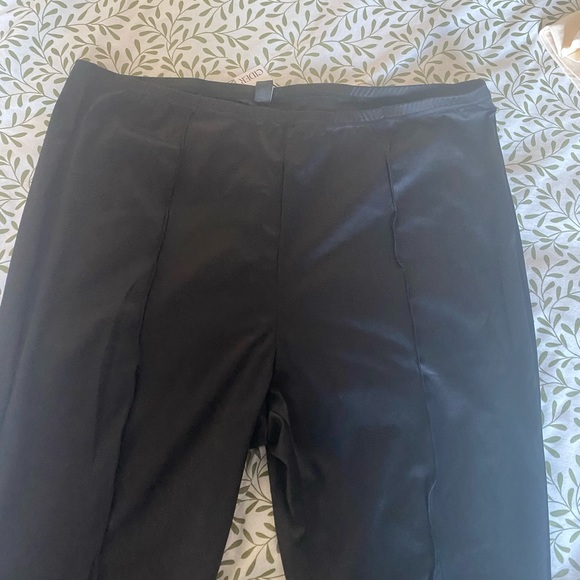 High Waist Solid Stitch Flared Trousers - Picture 3 of 3